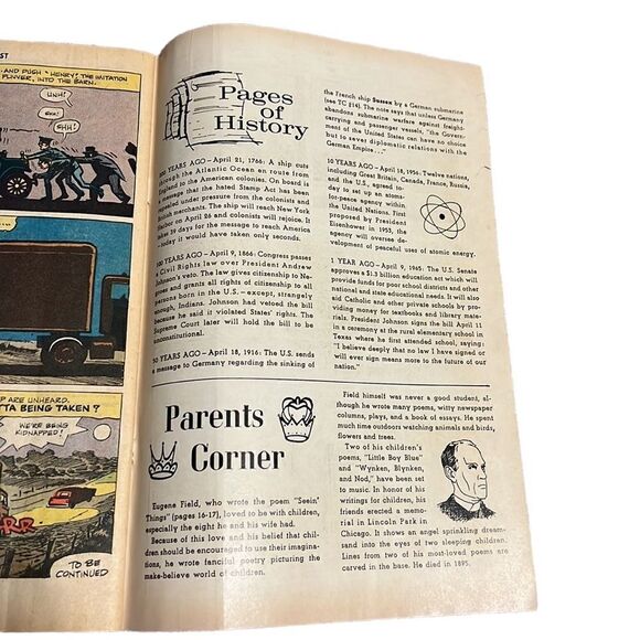 Treasure Chest Comic Book Vol21 #16 Vintage 1966 Fun & Fact Collectable Retro - Picture 6 of 10